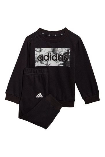 adidas Black Infant Essentials Sweatshirt and Pants