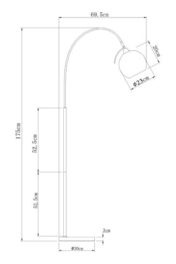 Buy Gold Roseville Floor Lamp from the Next UK online shop