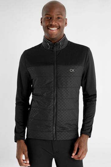Calvin Klein Golf Malden Hybrid Black Jacket