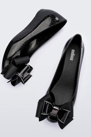 Buy Melissa Ultragirl Sash Bow Black Shoes from Next Luxembourg