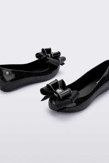 Buy Melissa Ultragirl Sash Bow Black Shoes from Next Luxembourg