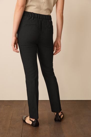 Pull on straight leg trousers store