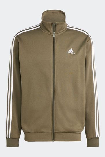 Army green adidas track jacket new arrivals