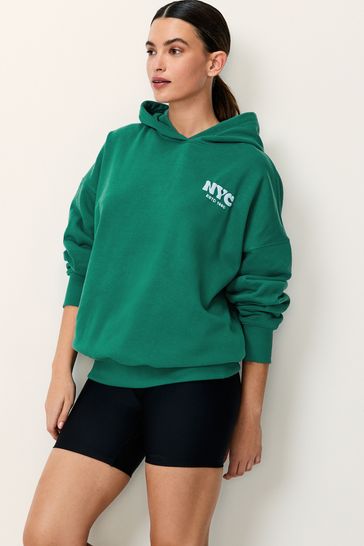 Longline sales gym hoodie