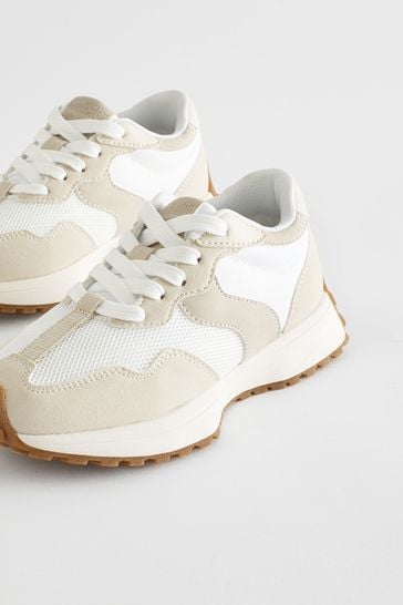 Next white sneakers discount