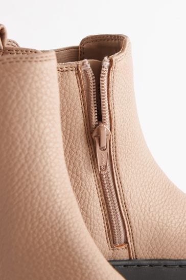 Nude pink sale boots