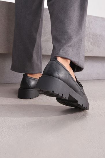 Buy Pewter Silver Forever Comfort Chunky Loafers from Next Australia