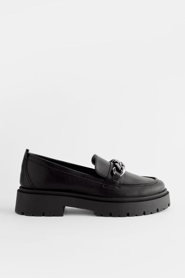 Pewter Silver Forever Comfort Chunky Loafers