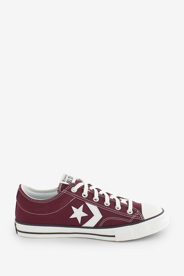 Converse Burgundy Red Star Player 76 3V Youth Trainers