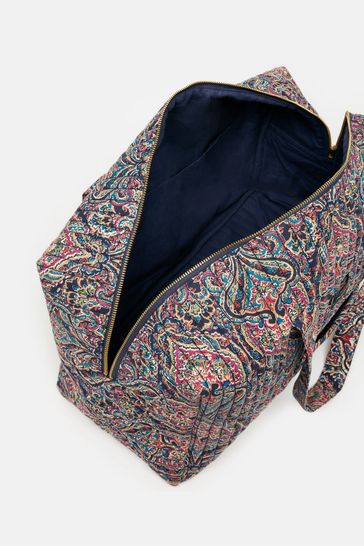 paisley-print zipped holdall