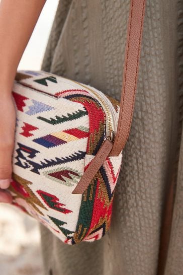 Fabric cross body bag discount