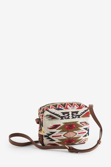 Fabric cross shop body bag