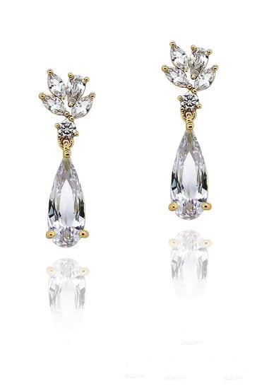 Ivory & Co Gold Harrogate Classic Crystal Drop Earring