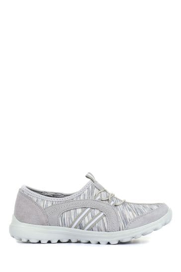 Buy Pavers Light Grey Ladies Lightweight Slip-On Trainers from Next ...