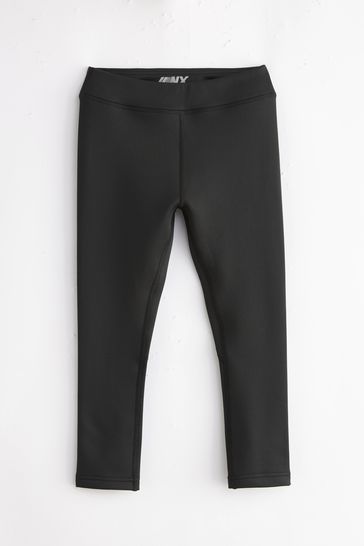 Buy Black Fleece Lined Sports Leggings 3 16yrs from Next Luxembourg