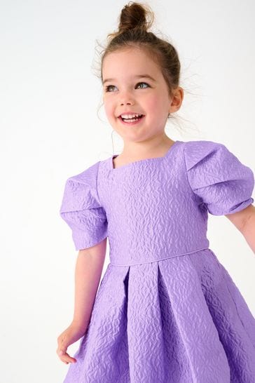 Baker by Ted Baker Lilac Purple Cloque Dress