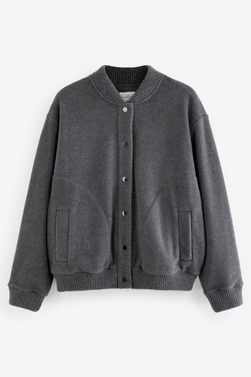 Fleece bomber jacket womens online