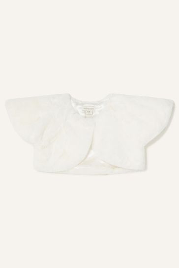 Baby faux fur cardigan online
