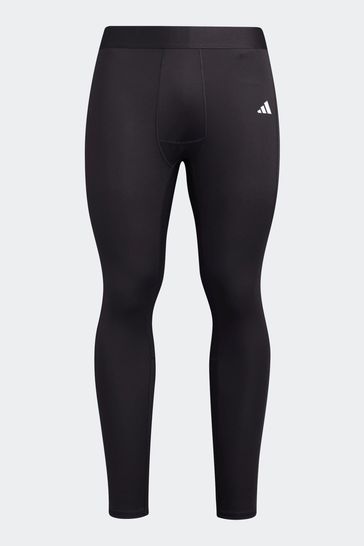 adidas Black Techfit Aeroready Full Legging Base Layer