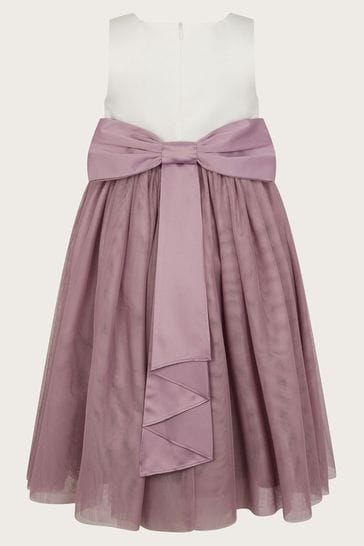 Monsoon Purple Georgia Tulle Bridesmaid Dress