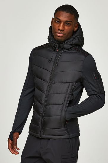 Zavetti Canada Balvazetti Hybrid Puffer Black Jacket