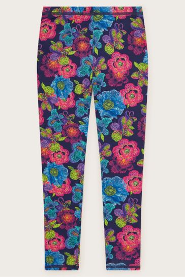Buy Monsoon Blue Floral Sketchy Swim Leggings from Next Australia