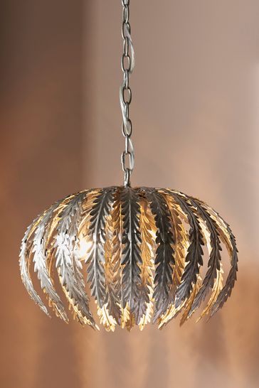 Gallery Home Silver Daphnie Ceiling Light Pendant