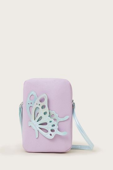 Monsoon Purple Butterfly Flutter Bag