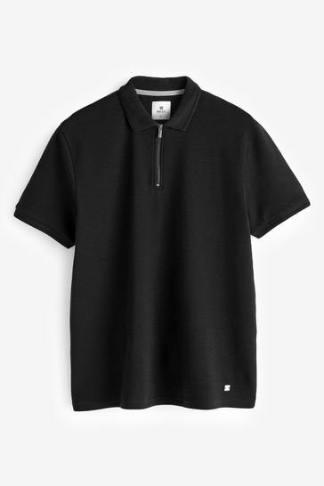 Next black polo shirt on sale