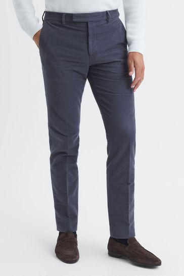Buy Reiss Spark Slim Fit Moleskin Trousers from the Laura Ashley online shop