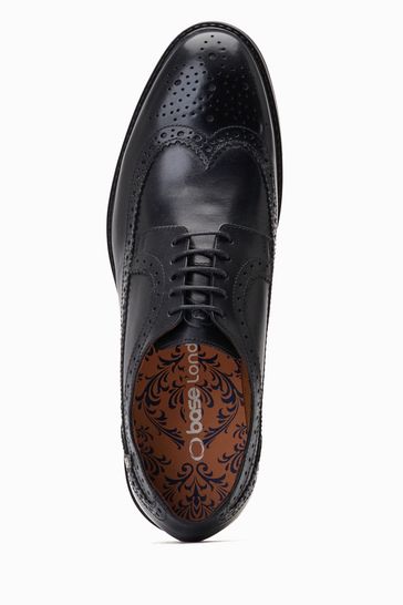 Buy Base London Castello Lace Up Black Brogue Shoes from Next France