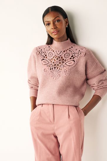 Blush knit jumper best sale