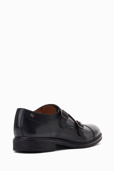Monk strap black best sale shoes