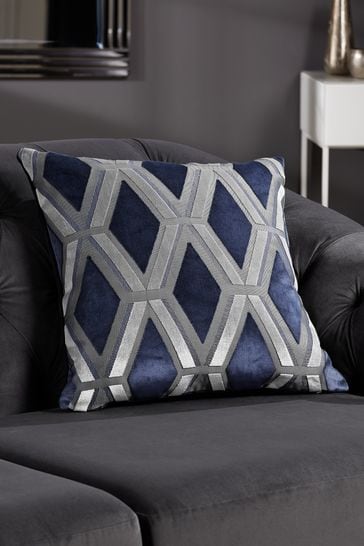 Blue grey cushions shop