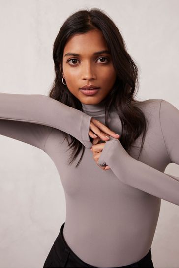 High neck discount layering tops