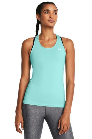 Under Armour Blue Tech Mesh Racer Tank