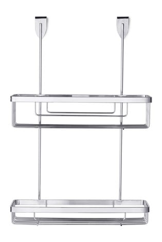 Buy Black Over Door Two Tier Shower Caddy from Next USA