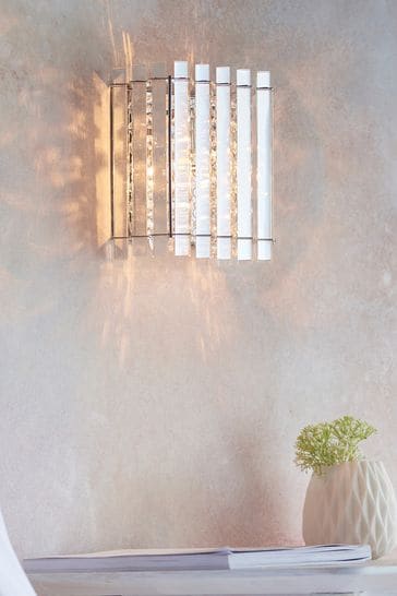 Gallery Home Silver Kimbie Wall Light