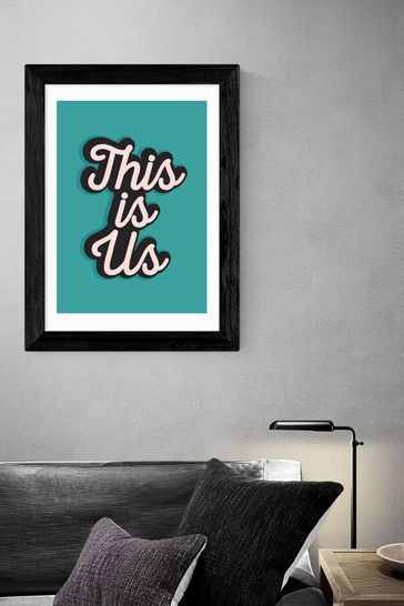 East End Prints Black This Is Us Print by Native State