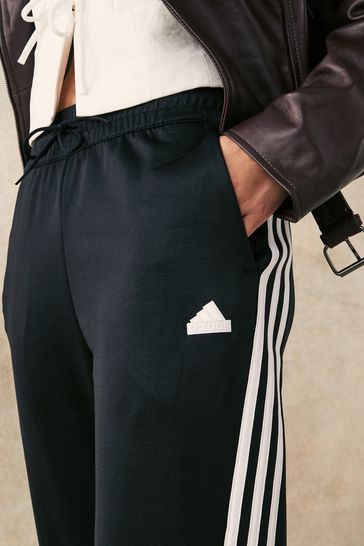 Buy adidas Black Iconic 3 Stripe Button Joggers from Next United Arab Emirates