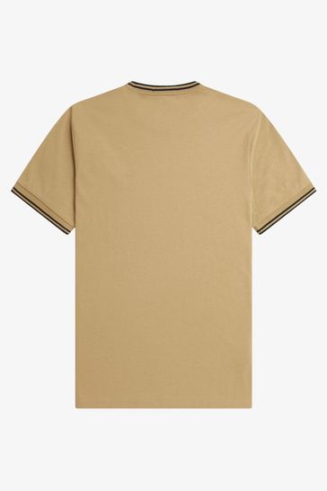Fred perry yellow t shirt best sale