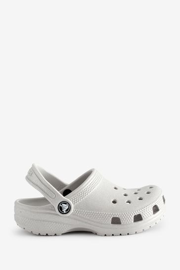 Kids crocband shop glitter clog