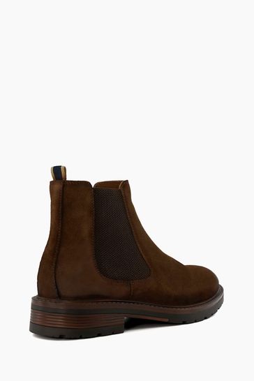Dune suede chelsea boots top