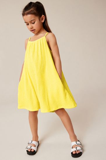 Girls yellow playsuit shop