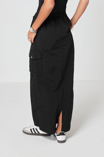 Formal midi skirt with pockets discount