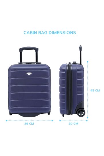 Buy Flight Knight 45x36x20cm EasyJet Underseat 2 Wheel ABS Hard