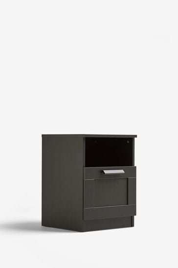 Ikea brimnes nightstand black discount