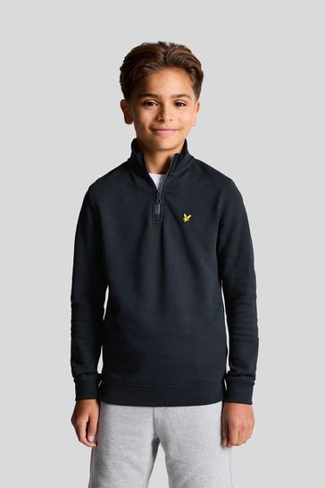 Buy Lyle Scott Boys Navy Half Zip Neck Sweatshirt from Next USA