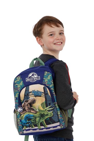 Jurassic world top blue backpack