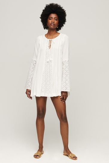 Superdry hotsell white dress